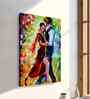 (1Pc) Multicolour Canvas Couple Theme Wall Art