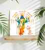 (1Pc) Multicolour Canvas Hindu Religious Wall Art