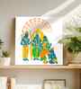 (1Pc) Multicolour Canvas Hindu Religious Wall Art