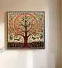 (1Pc) Multicolour Canvas Madhubani Art Wall Art