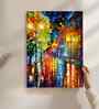 (1Pc) Multicolour Canvas Rainy Street Wall Art