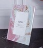 (1Pc) Pink Wooden Modern Art Photo Frame
