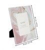 (1Pc) Pink Wooden Modern Art Photo Frame