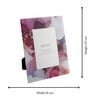 (1Pc) Pink Wooden Shades Pink Marble Glass Photo Frame