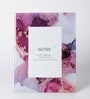 (1Pc) Pink Wooden Shades Pink Marble Glass Photo Frame