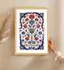 (1Pc) Purple Fibre Turkish Floral Wall Art