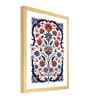 (1Pc) Purple Fibre Turkish Floral Wall Art