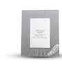 (1Pc) Silver Glass Silver Feather Photo Frame