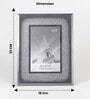 (1Pc) Silver Wooden Silver Glass Photo Frame