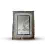 (1Pc) Silver Wooden Silver Glass Photo Frame