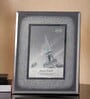 (1Pc) Silver Wooden Silver Glass Photo Frame