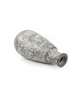 (1Pc) White & Brown Terracotta Decorative Vase For Home Decor