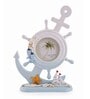 (1Pc) White Wooden Silly Anchor Photo Frame