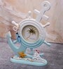 (1Pc) White Wooden Silly Anchor Photo Frame