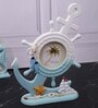 (1Pc) White Wooden Silly Anchor Photo Frame