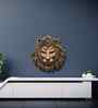 22 Inches Lion Face 3D Relief Mural Wall Art