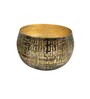 (2Pcs) Gold And Black Metal Decorative Bowl for Home & Table Decor