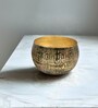 (2Pcs) Gold And Black Metal Decorative Bowl for Home & Table Decor