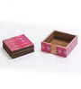 Artisanal Craftsmanship Pink MDF (Set of 6) Coasters