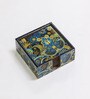 Artisanal Craftsmanship Blue MDF (Set of 6) Coasters