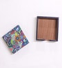 Artisanal Craftsmanship Blue MDF (Set of 6) Coasters
