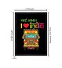 "Bhai Saab I Love India" C Texture Paper Framed Art Print 