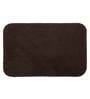 Brown Geometric Polyester 16x24 Inches AntiSkid Bath Mats