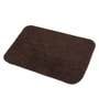 Brown Geometric Polyester 16x24 Inches AntiSkid Bath Mats