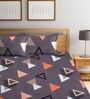 Multicolor 300 TC Poly Cotton 2 Double Bedsheets with 4 Pillow Covers