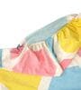 Multicolor 300 TC Poly Cotton 2 Double Bedsheets with 4 Pillow Covers
