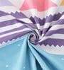 Multicolor 300 TC Poly Cotton 2 Double Bedsheets with 4 Pillow Covers