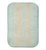 Turquoise Blue Geometric Polyester 16x24 Inches AntiSkid Bath Mats
