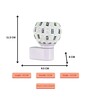 White Butterfly Pattern Plug-In Electric Diffuser