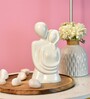 Cream Ceramic Forever in Love Showpiece
