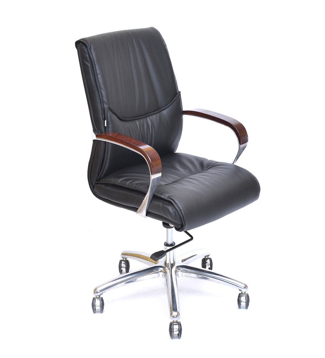 Buy Boss Executive Chair in Black Colour By Nilkamal Online Mid Back