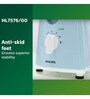 Philips 3 Jars 600W  Blue Juicer Mixer Grinder (Model No: HL7576-00)