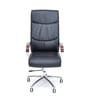 Leatherette Executive Chair in Black Colour