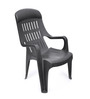 Weekender Plastic Chair in Black Colour
