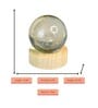 Luna Sphere Enchanting Crystal Ball Lamp with Moon Glow