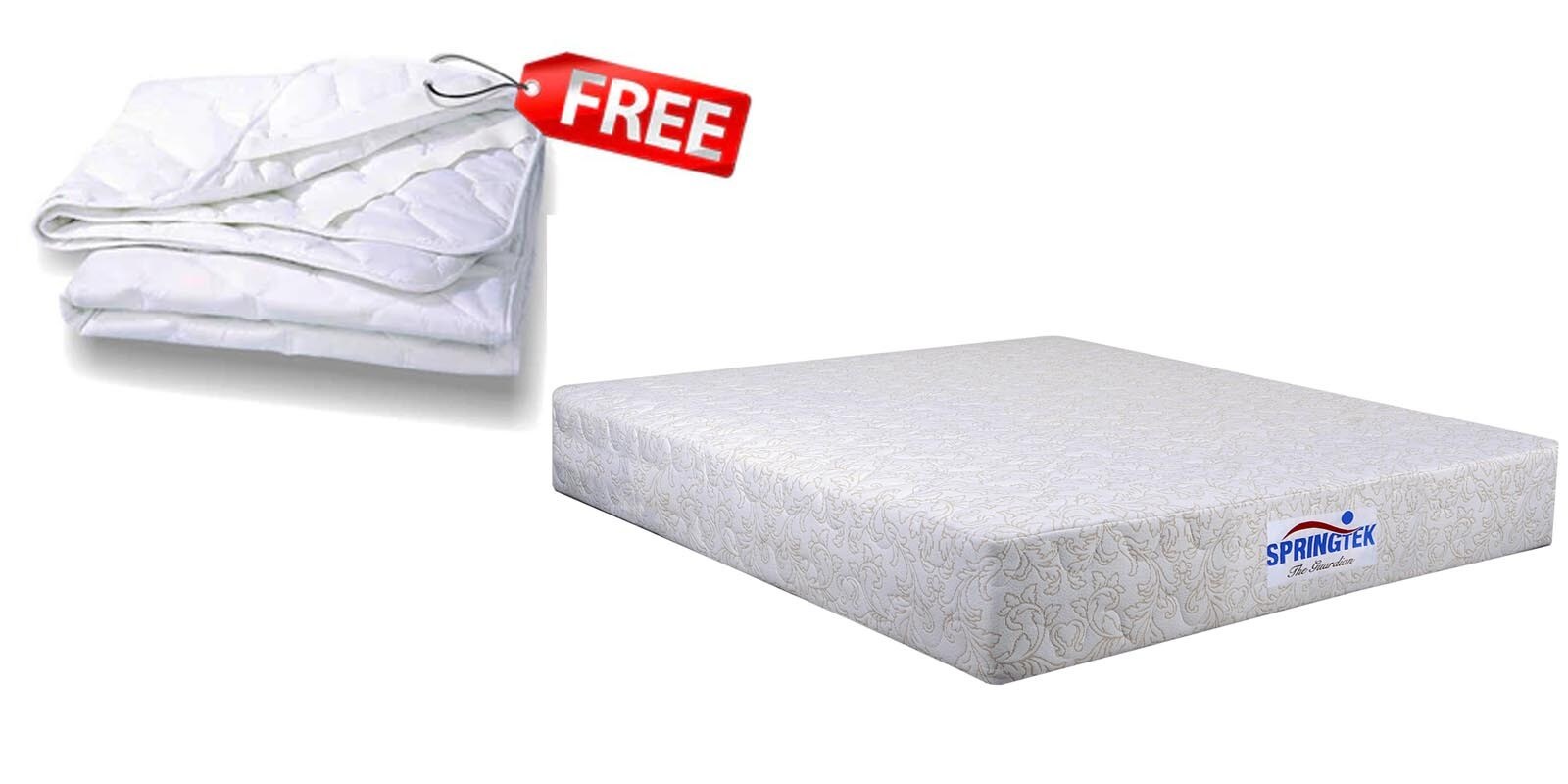 Buy Guardian Single 72x30x8 Inch Memory Foam and Pocket Spring Mattress