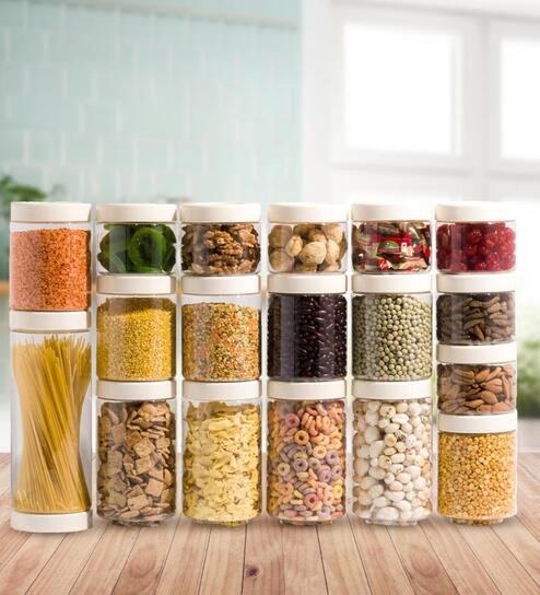 (Pack of 18) Stack & Lock Round Containers