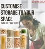(Pack of 12) Stack & Lock Round Containers