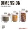(Pack of 12) Stack & Lock Round Containers