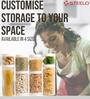 (Pack of 18) Stack & Lock Round Containers
