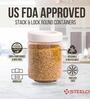 (Pack of 18) Stack & Lock Round Containers