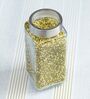 (Pack of 2) 1 Ltr Glass Storage Container with See through Airtight Lid
