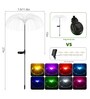 (Pack of 2) 7 Color Changing Mode Jellyfish Outdoor Solar Garden Light