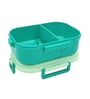800ml Leak Proof BPA Free Food Grade Plastic Lunch Box (Green)