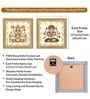 (Pack Of 2) Beige Fibre Hindu Spiritual Wall Art Panels
