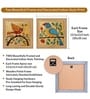(Pack Of 2) Gold Fibre Madhubani Decorative Wall Art Panels
